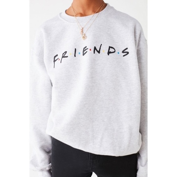 FRIENDS Retro Sitcom Graphic Print Sweatshirt S - Picture 1 of 7